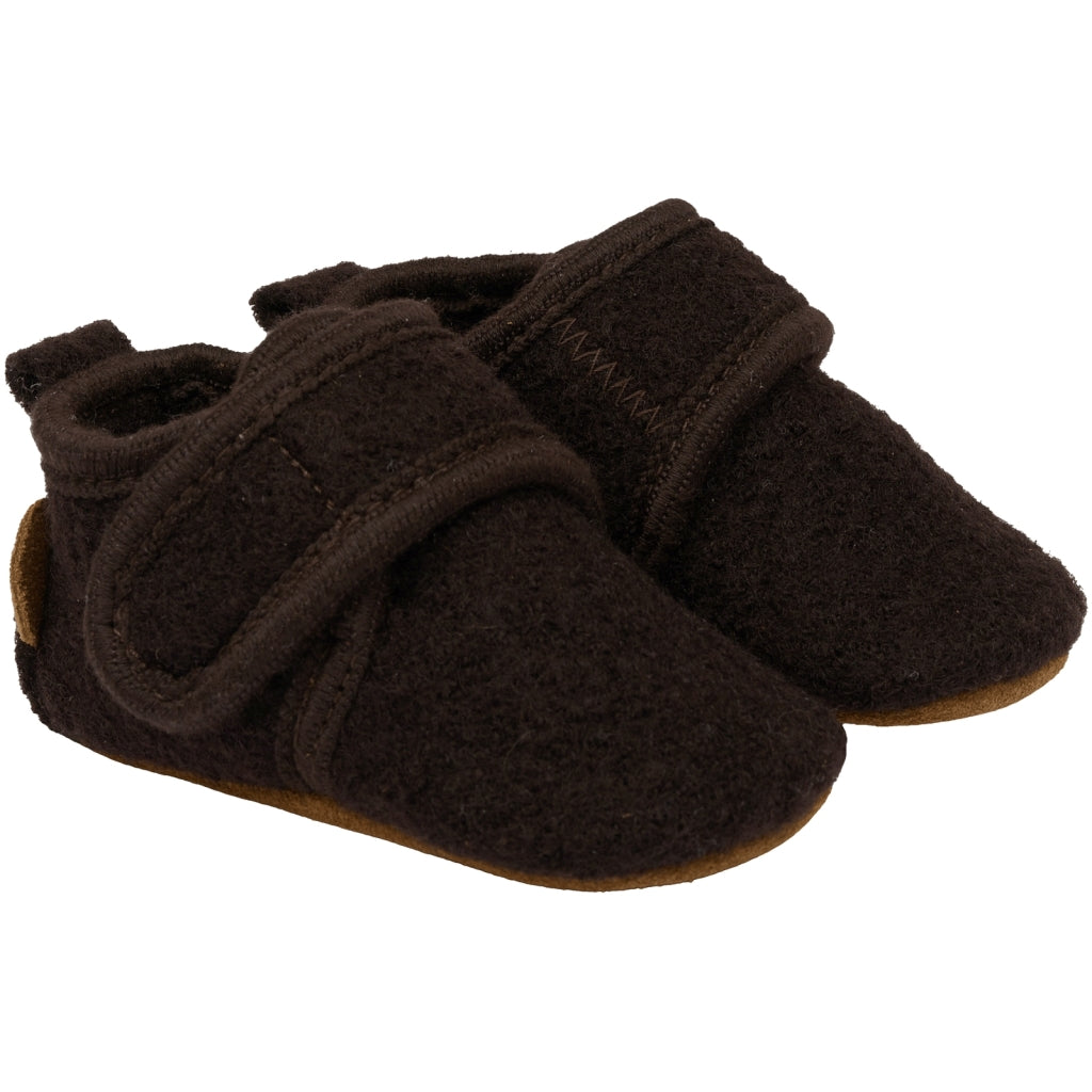 POM POM Beginners™ Wool Slippers Raisin