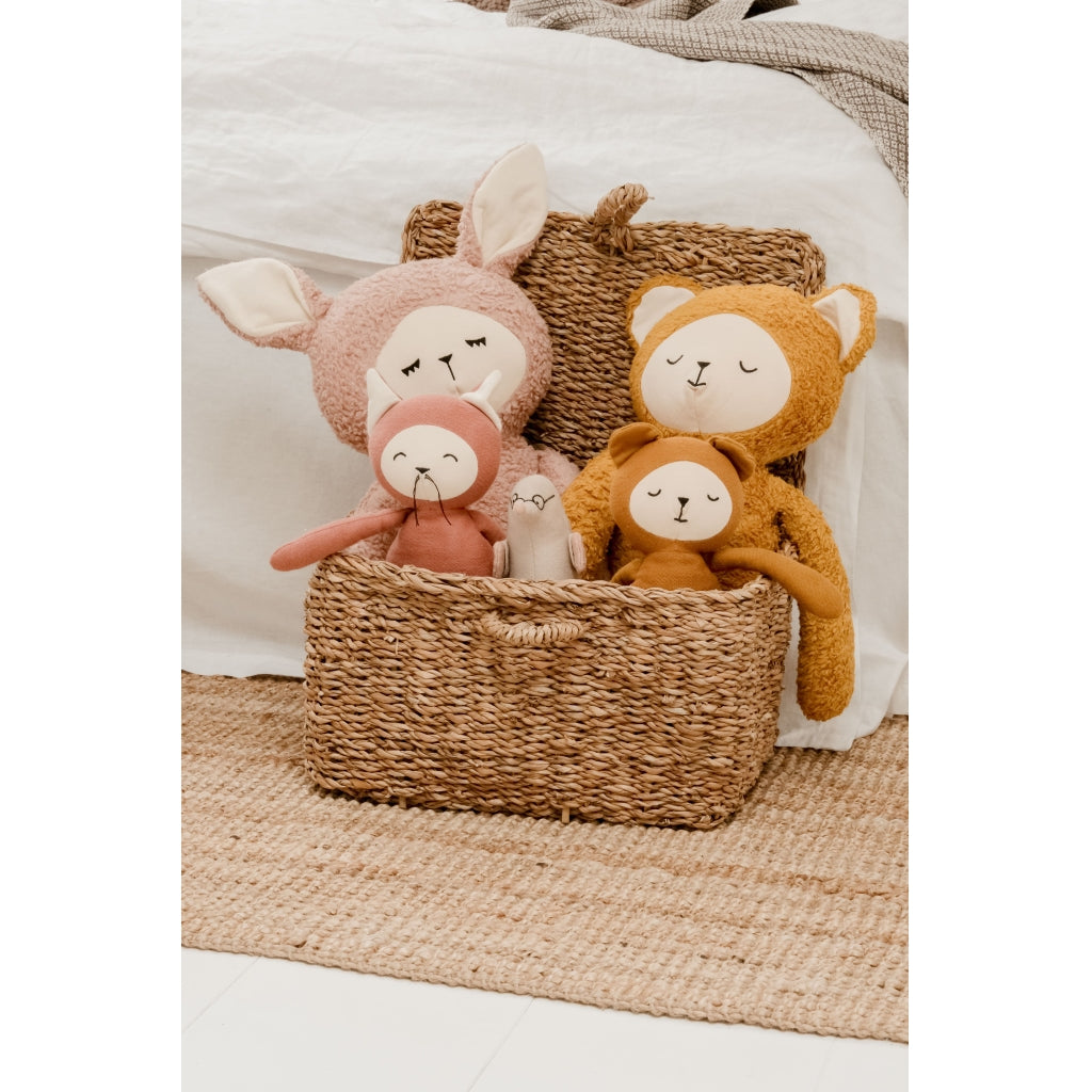 Fabelab Big Buddy - Bunny Teddies Dusty Rose