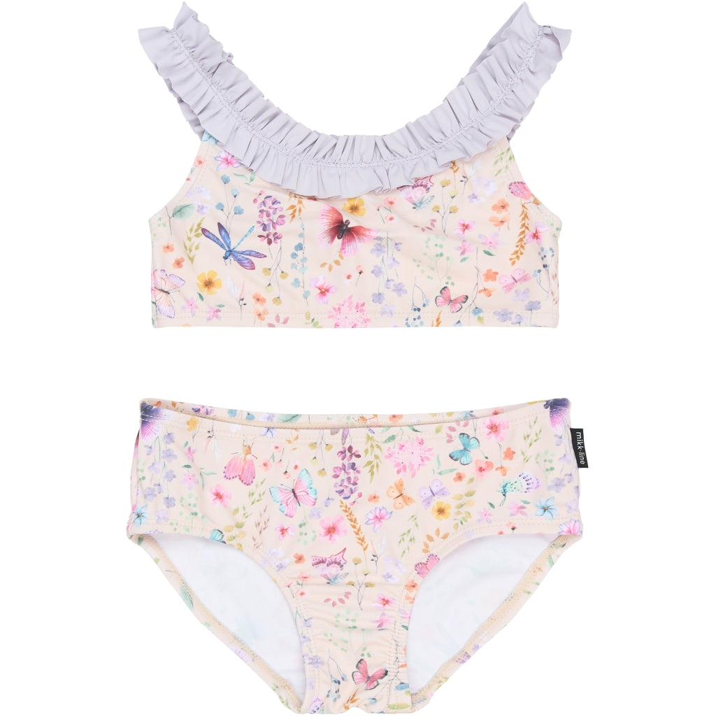 Mikk-Line Bikini (Mønstret) Badetøj Butterfly AOP