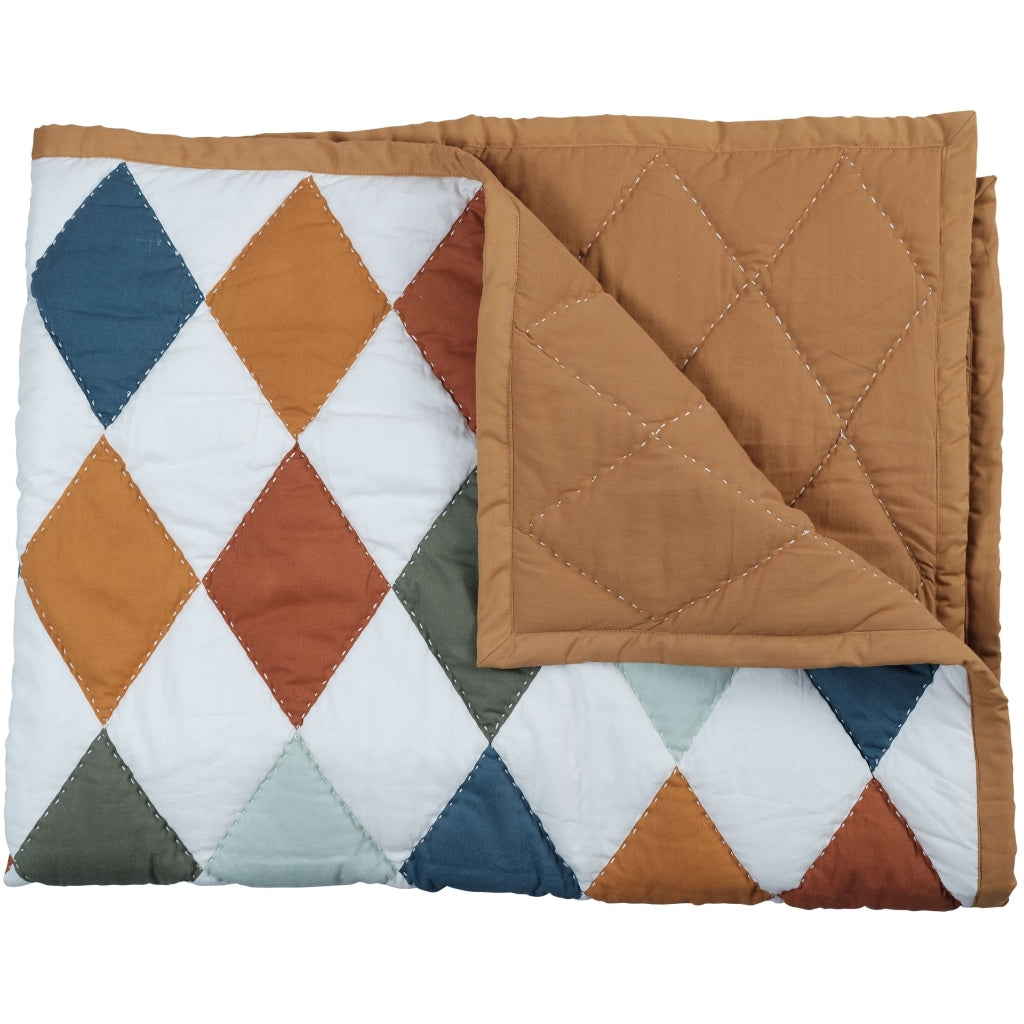 Fabelab Blanket - Diamond - Patchwork Sengetøj Multi Colours