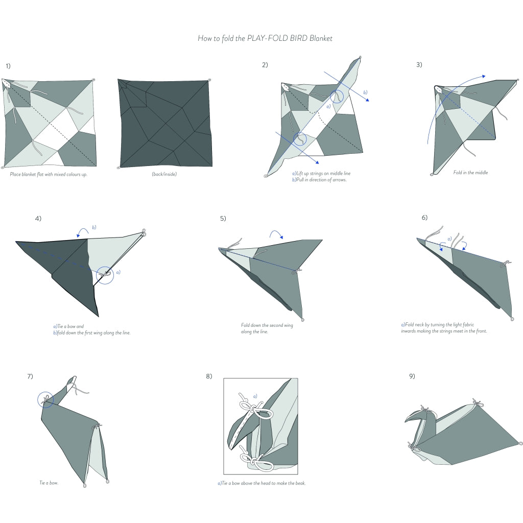 Fabelab Blanket - Play Fold Bird Blankets