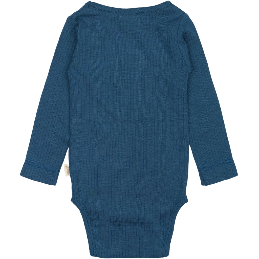 PETIT PIAO Body L/S Modal Bodystockings Ensign Blue