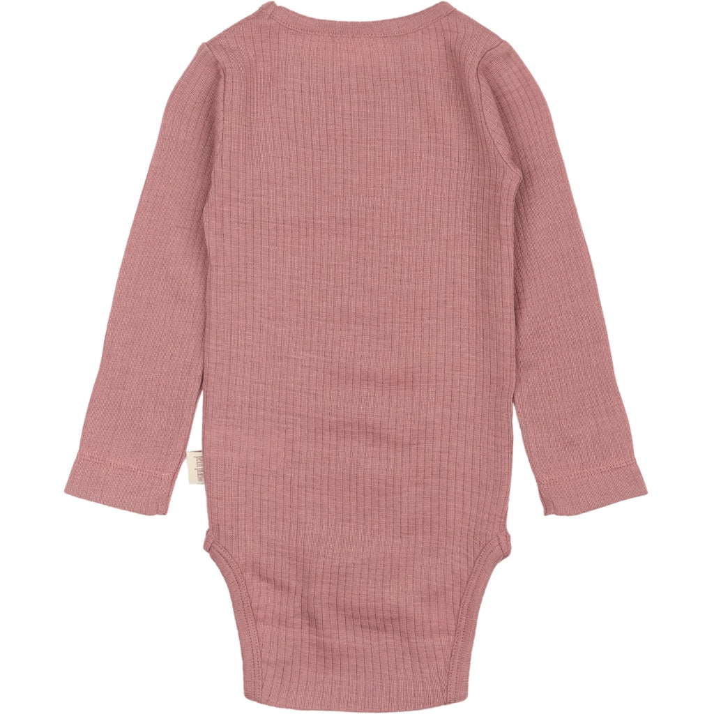 PETIT PIAO Body L/S Modal Bodystockings Nostalgic Rose