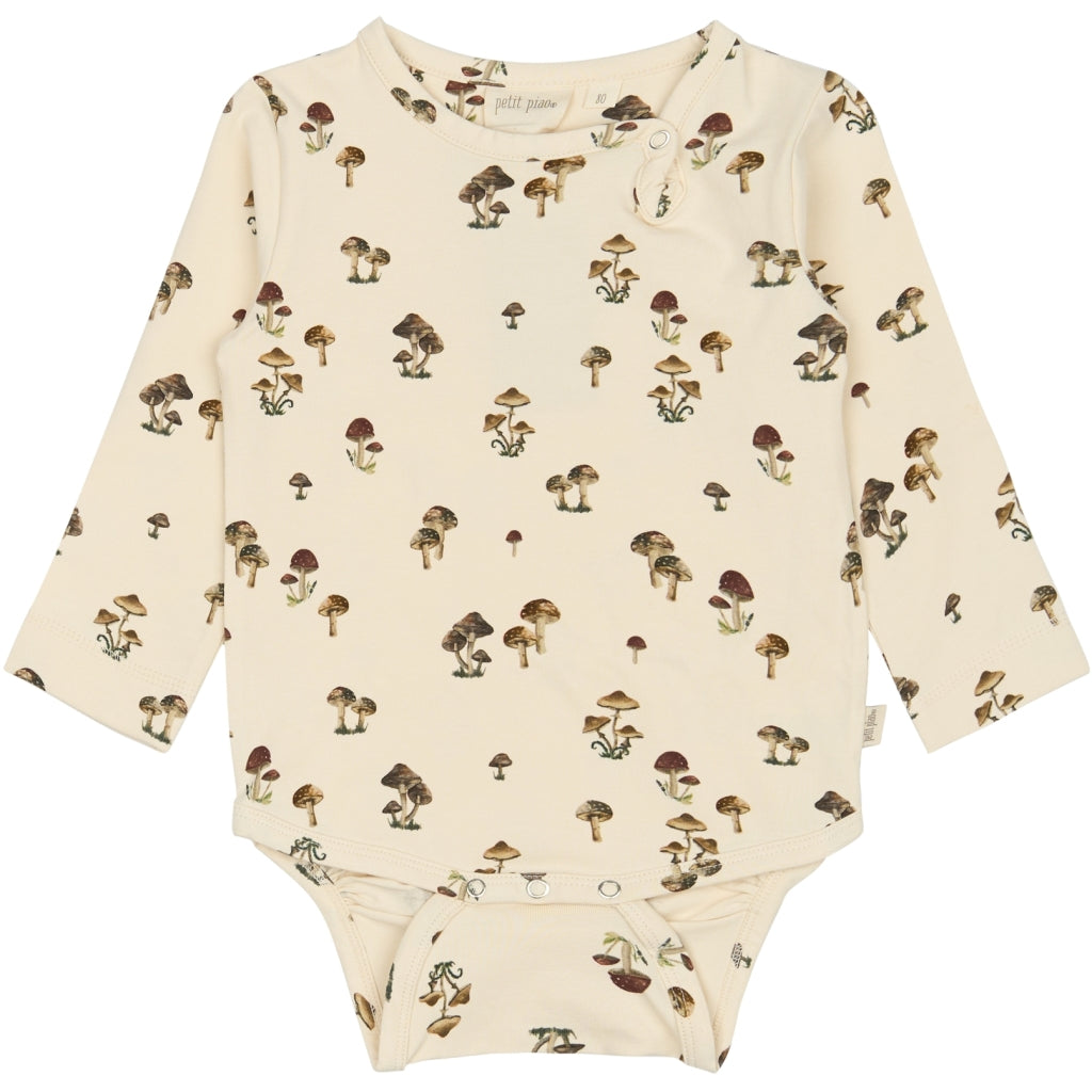 PETIT PIAO Body L/S Printed Bodystockings Fungi