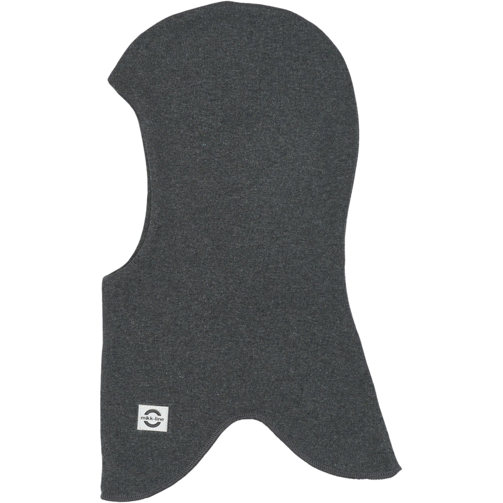 Mikk-Line Bomuld Elefanthue (Enkeltlag) Huer Dark Grey Melange