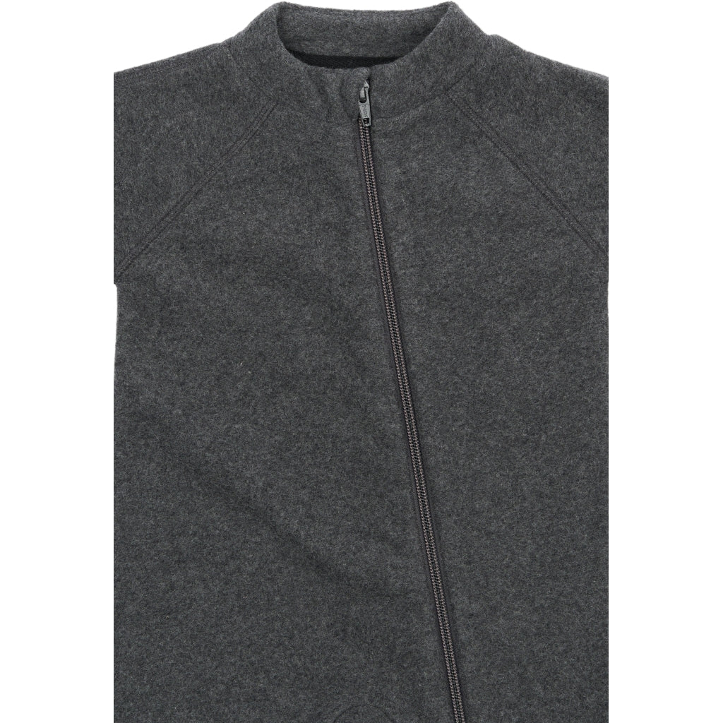 Mikk-Line Bomuld Fleece Baby Heldragt Heldragter Anthracite Melange