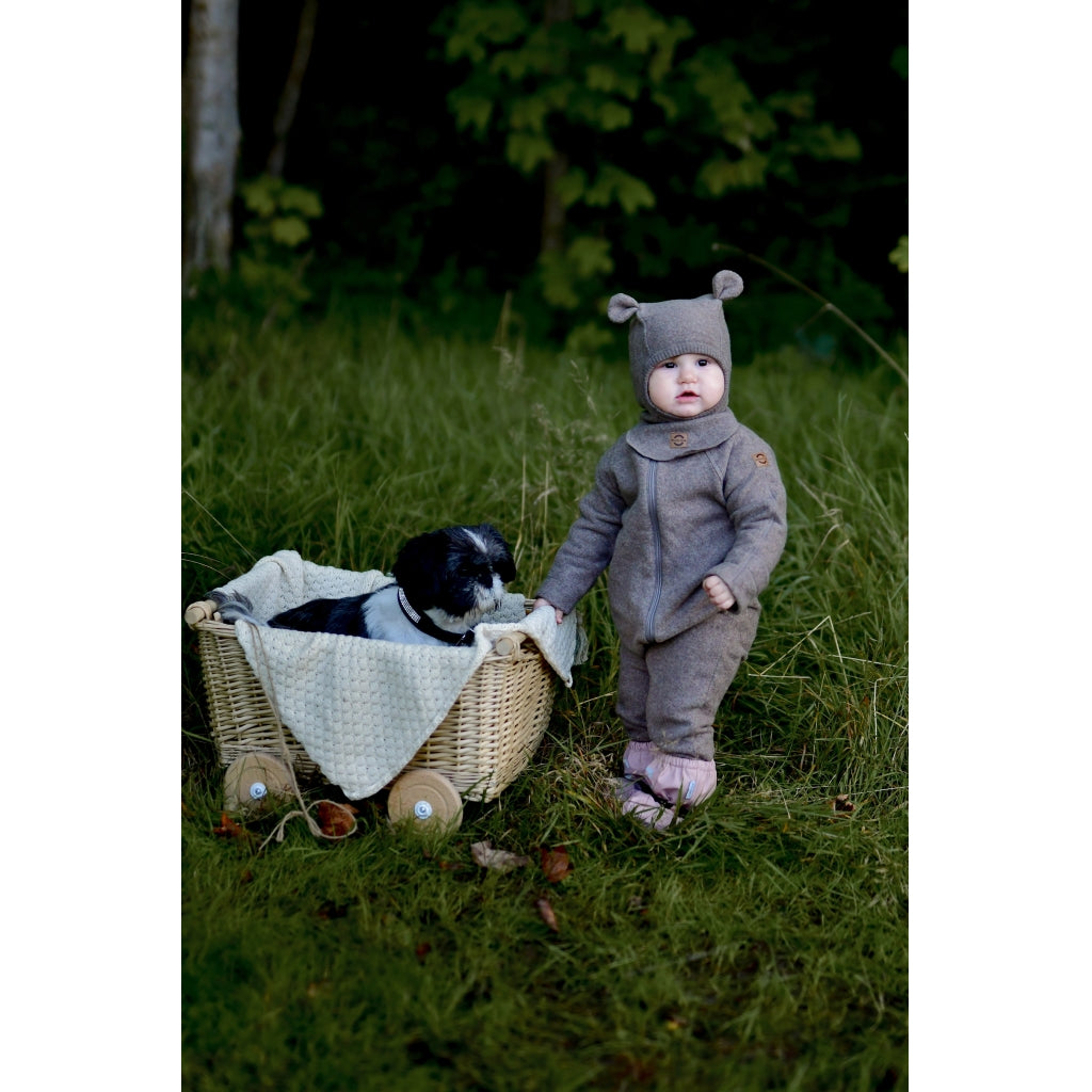 Mikk-Line Bomuld Fleece Baby Heldragt Heldragter Melange Denver