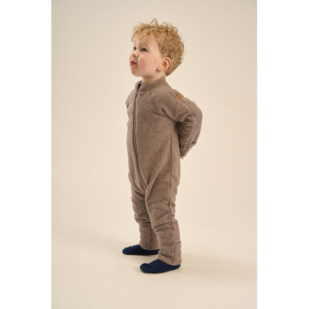 Mikk-Line Bomuld Fleece Baby Heldragt Heldragter Melange Denver