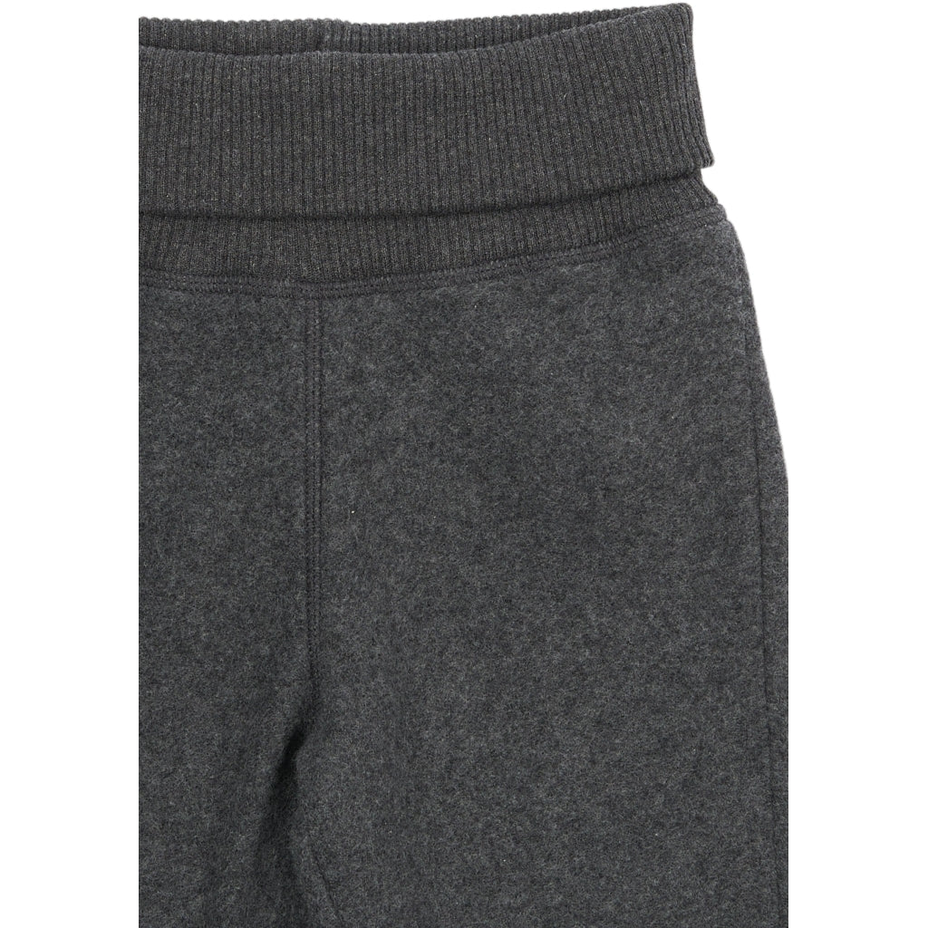 Mikk-Line Bomuld Fleece Bukser Bukser Anthracite Melange