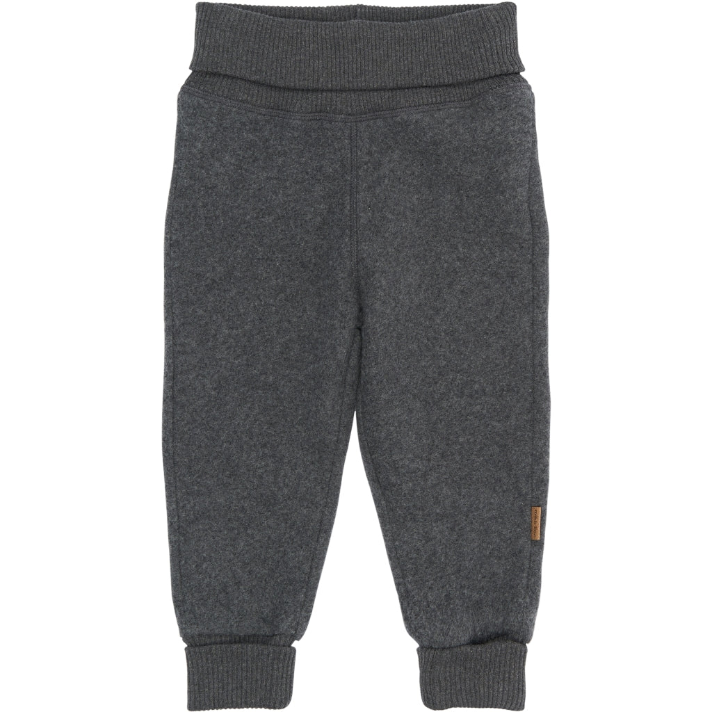 Mikk-Line Bomuld Fleece Bukser Bukser Anthracite Melange