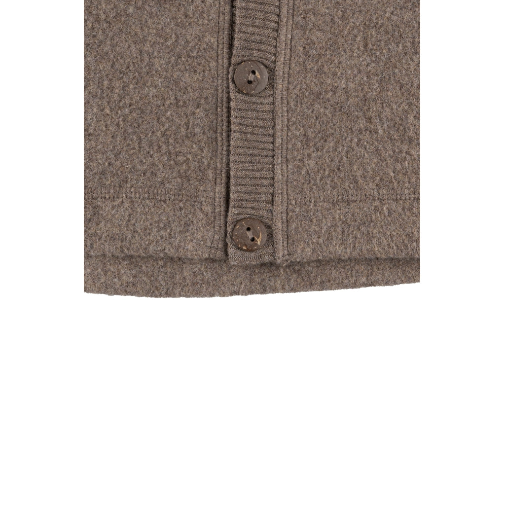 Mikk-Line Bomuld Fleece Cardigan (Hætte) Cardigan Melange Denver