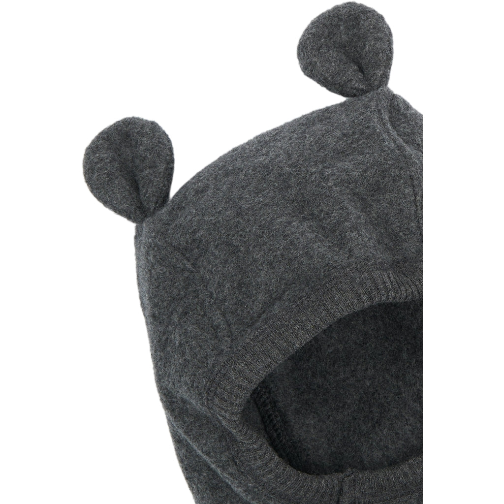 Mikk-Line Bomuld Fleece Elefanthue (Lange ører) Huer Anthracite Melange
