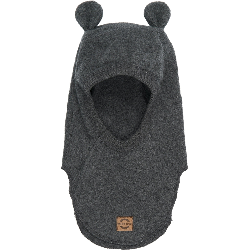 Mikk-Line Bomuld Fleece Elefanthue (Lange ører) Huer Anthracite Melange