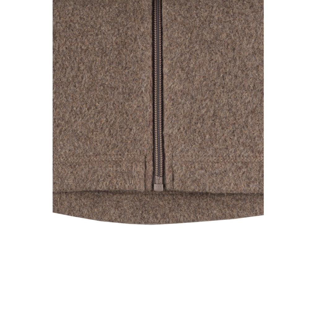 Mikk-Line Bomuld Fleece Jakke Cardigan Melange Denver