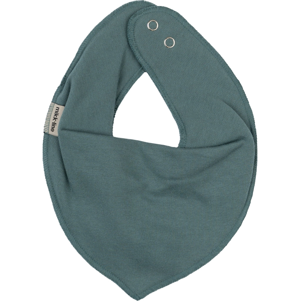 Mikk-Line Bomuld Hagesmæk (Trekantet) Hagesmække og savlesmække Mineral Blue