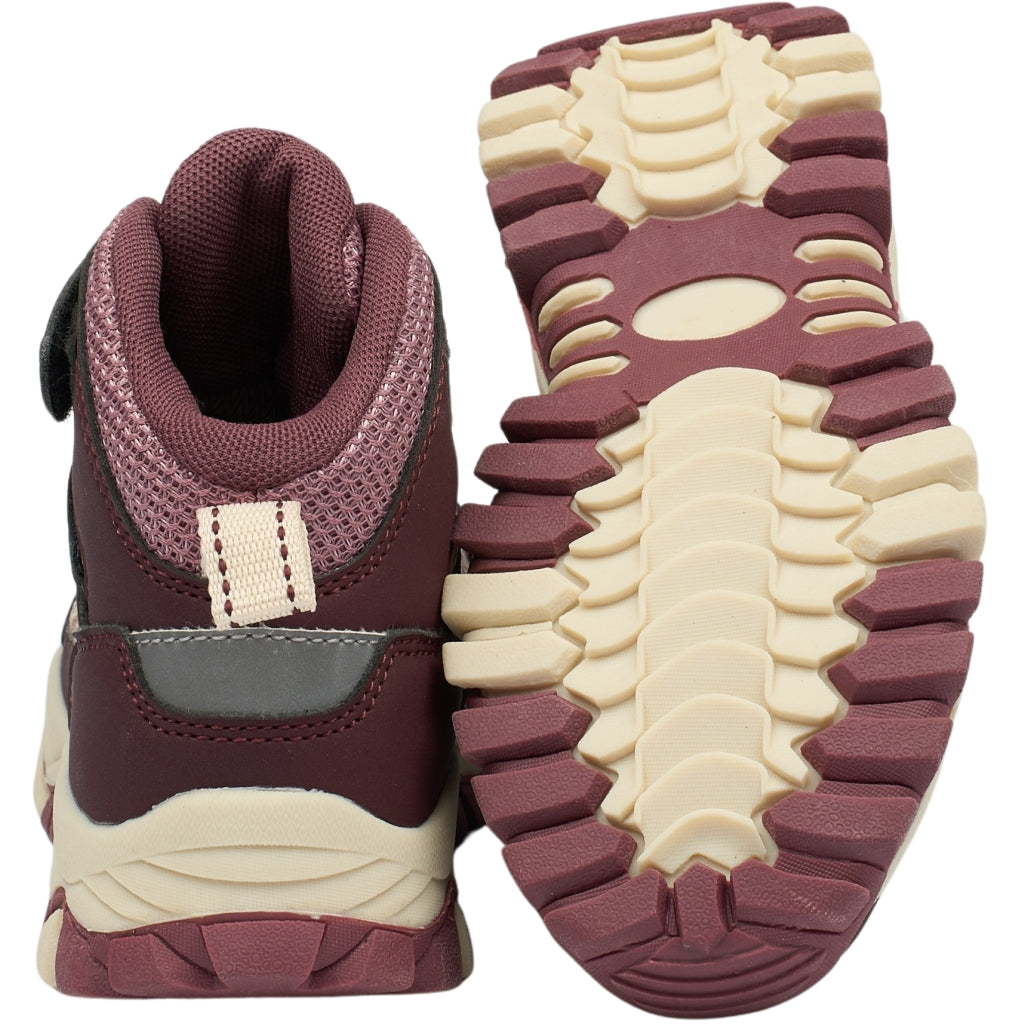Mikk-Line Boot w. Velcro Sneakers Fushia