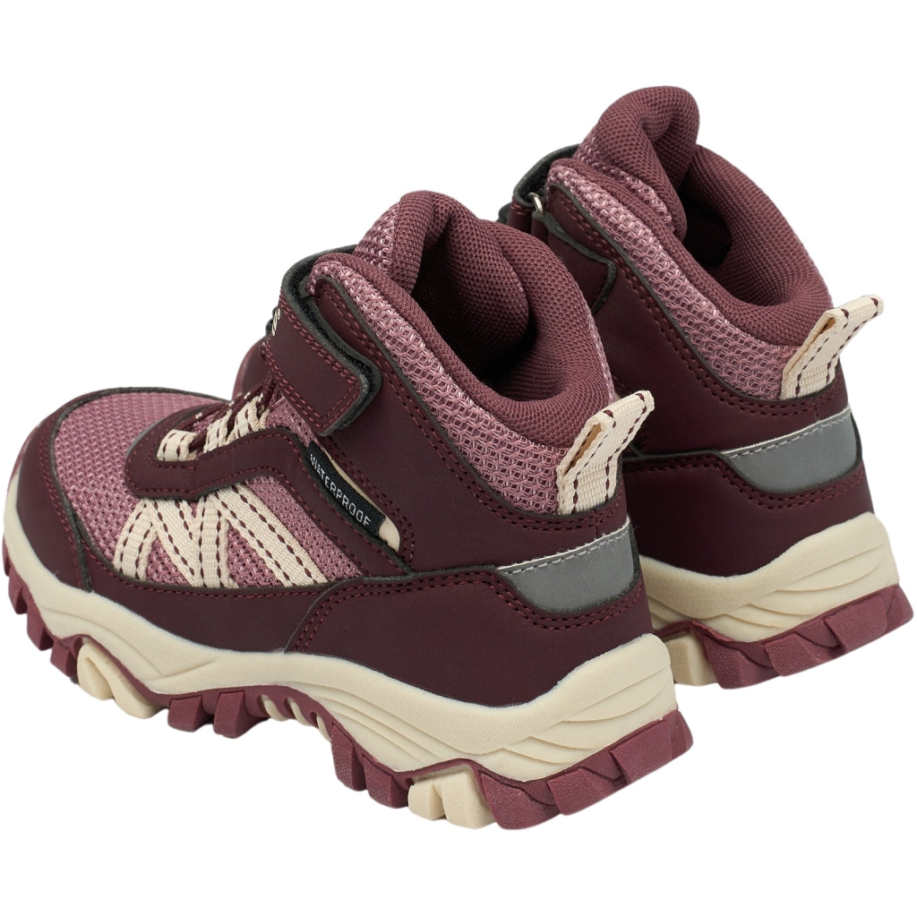 Mikk-Line Boot w. Velcro Sneakers Fushia
