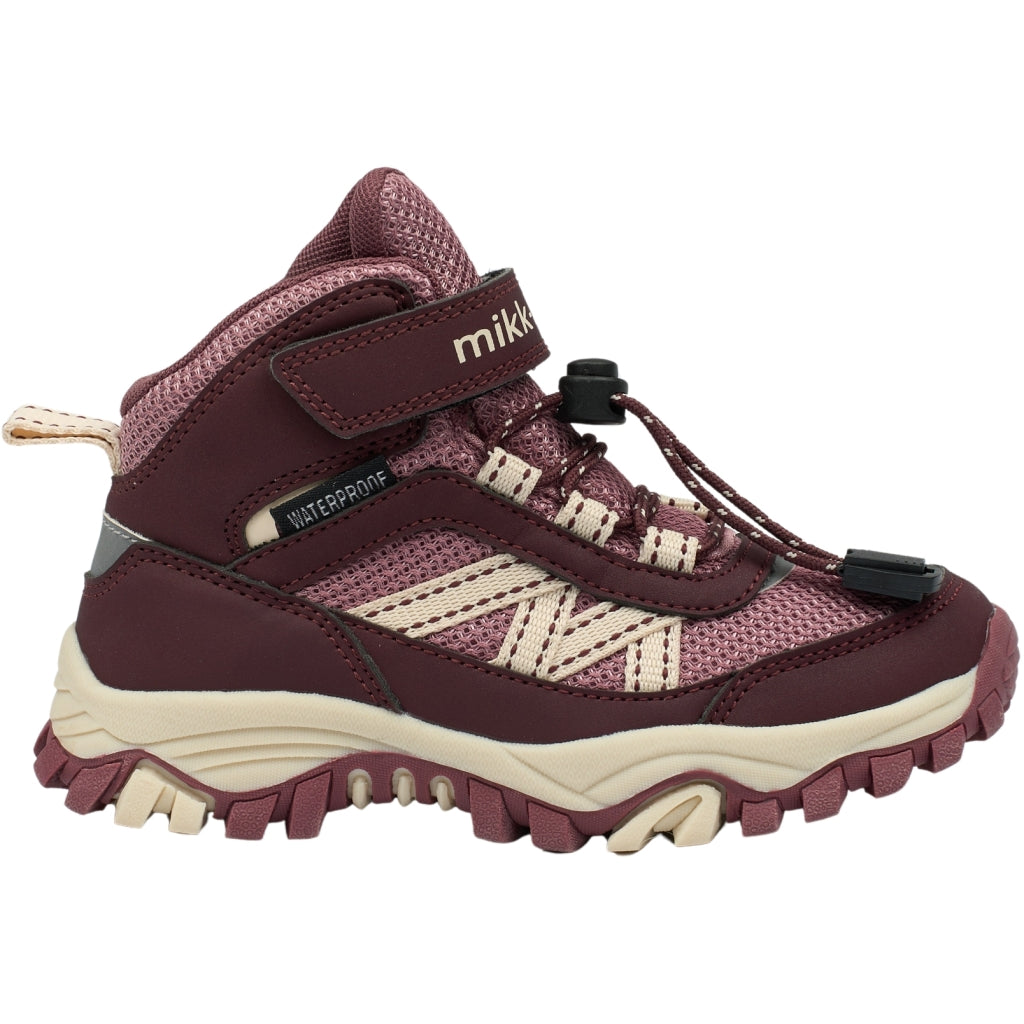 Mikk-Line Boot w. Velcro Sneakers Fushia