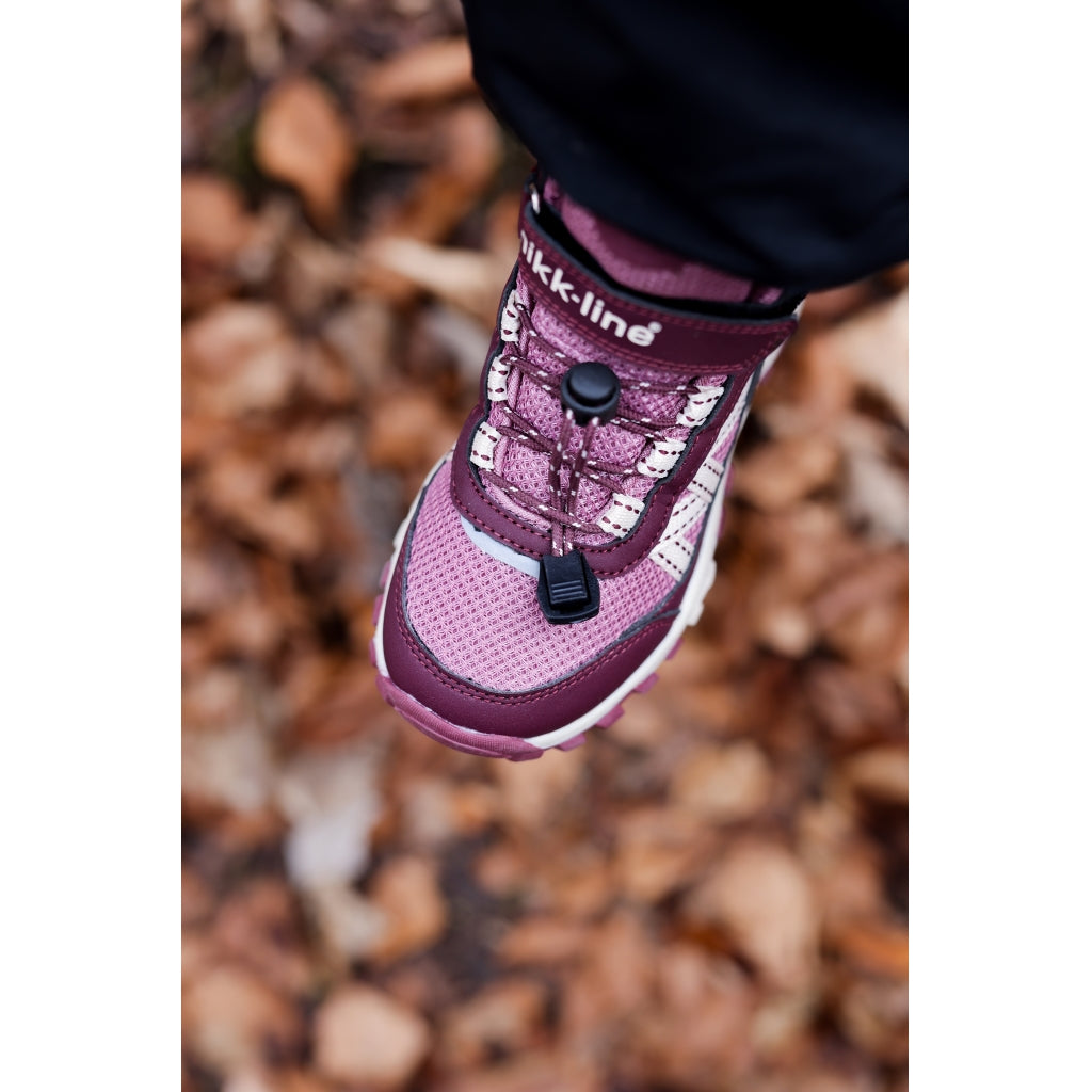 Mikk-Line Boot w. Velcro Sneakers Fushia