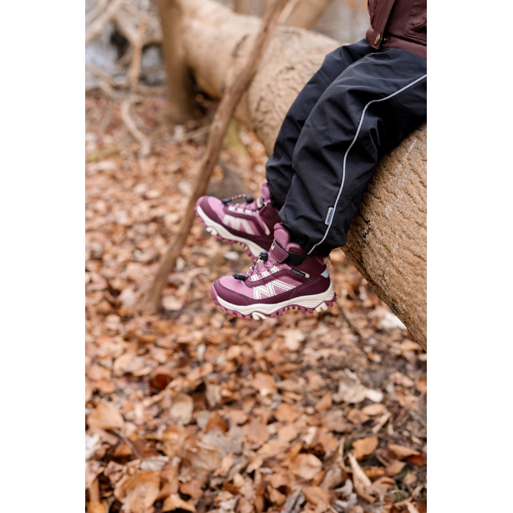 Mikk-Line Boot w. Velcro Sneakers Fushia