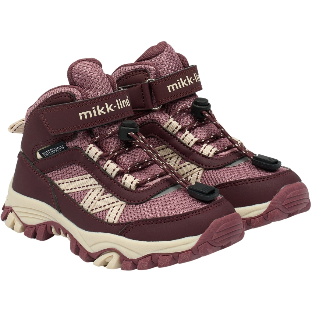 Mikk-Line Boot w. Velcro Sneakers Fushia