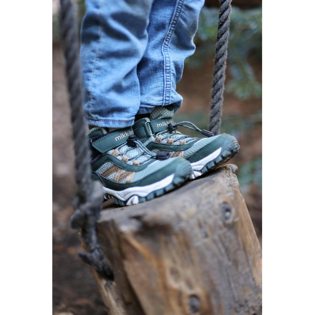 Mikk-Line Boot w. Velcro Sneakers Green