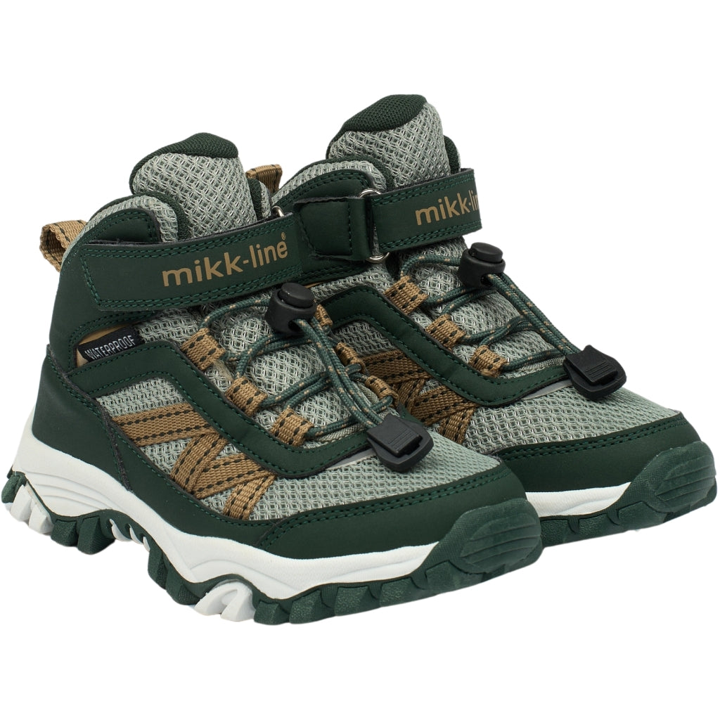 Mikk-Line Boot w. Velcro Sneakers Green