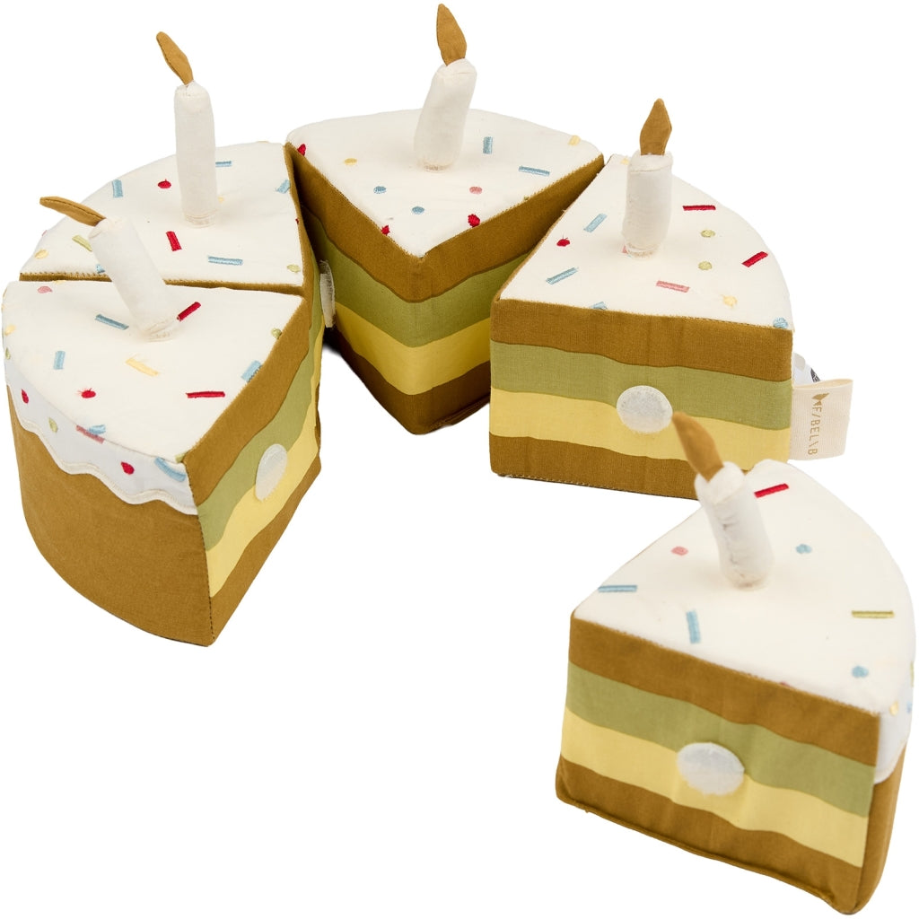 Fabelab Celebration Cake Toy - Green Mix Birthday Seedpearl