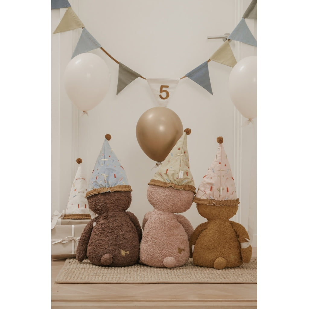 Fabelab Celebration Hats 5-pack - Blue Mix Birthday Slate