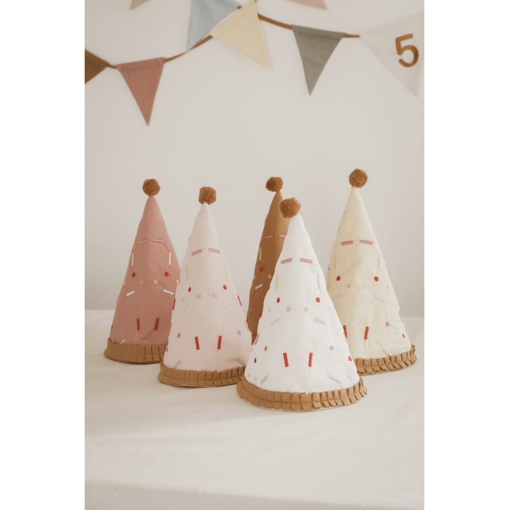 Fabelab Celebration Hats 5-pack - Rose Mix Birthday Peach whip