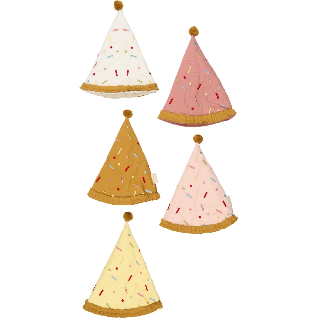 Fabelab Celebration Hats 5-pack - Rose Mix Birthday Peach whip