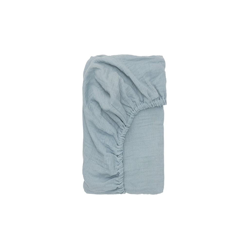 Fabelab Changing Mattress Cover - Cottage Blue Pusleting Cottage Blue