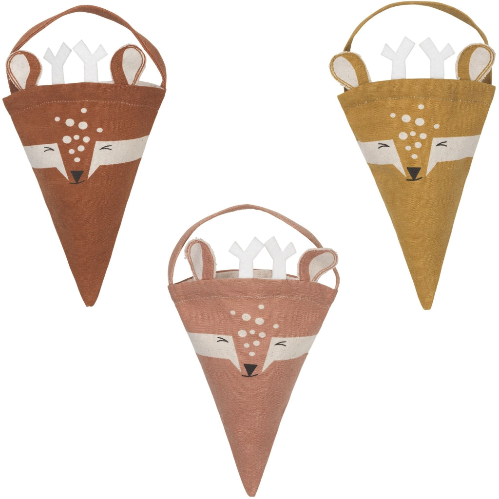 Fabelab Christmas Cones - Deer - Mix Decoration Ochre