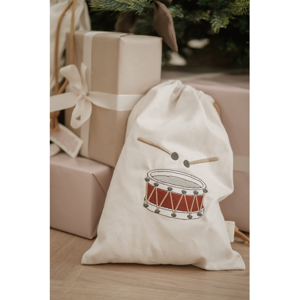 Fabelab Christmas Gift Bags - Drum Decoration Seedpearl EMB