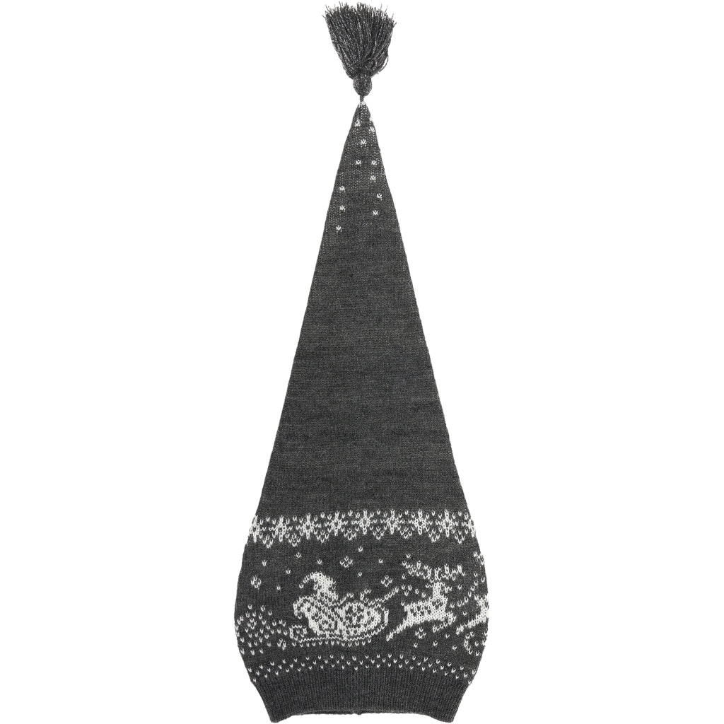 Mikk-Line Christmas Hat Jacquard Huer Antrazite