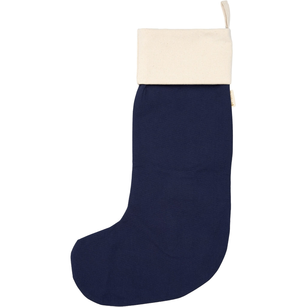 Fabelab Christmas Stocking - Blue Santa Decoration Peacoat