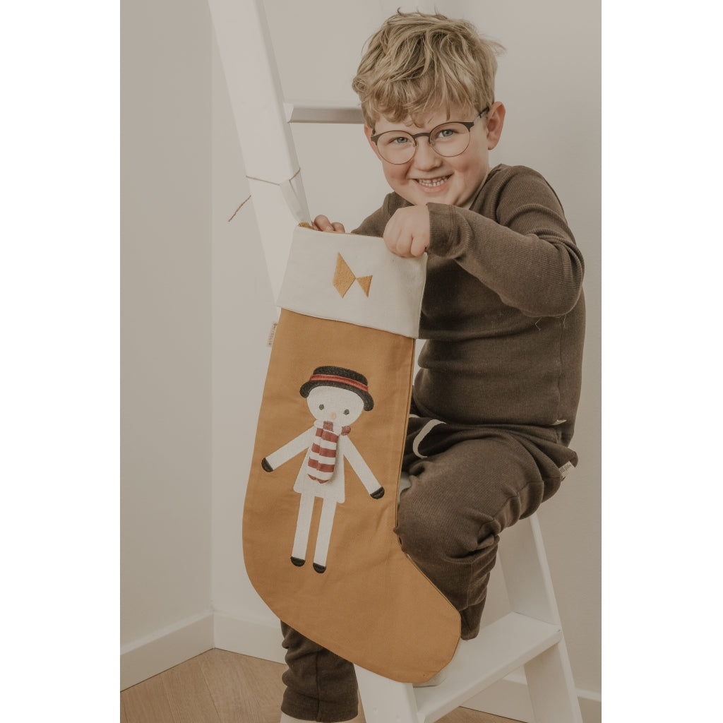 Fabelab Christmas Stocking - Wood Thrush Snowman Decoration Wood Thrush
