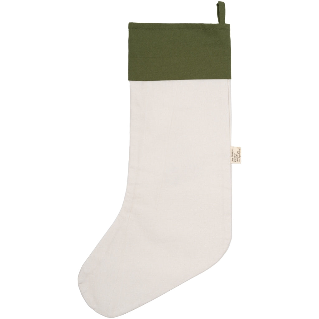 Fabelab Christmas Stocking - printed - Woodland Badger Decoration