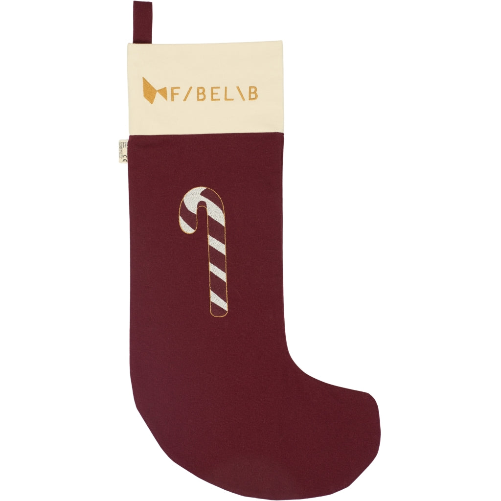 Fabelab Christmas Stocking Red Decoration Cabernet
