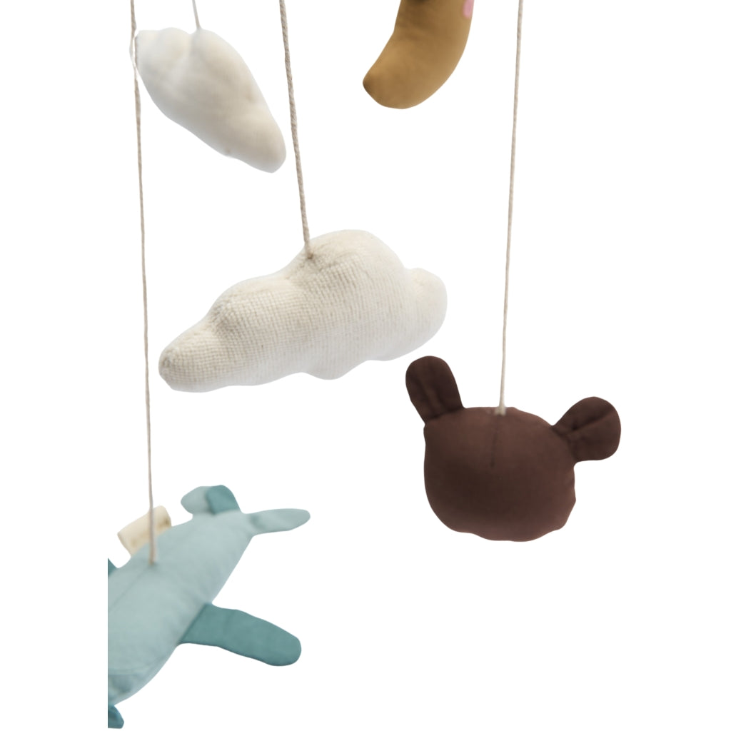 Fabelab Crib Mobile - In The Air Blue Baby Toys Goblin Blue