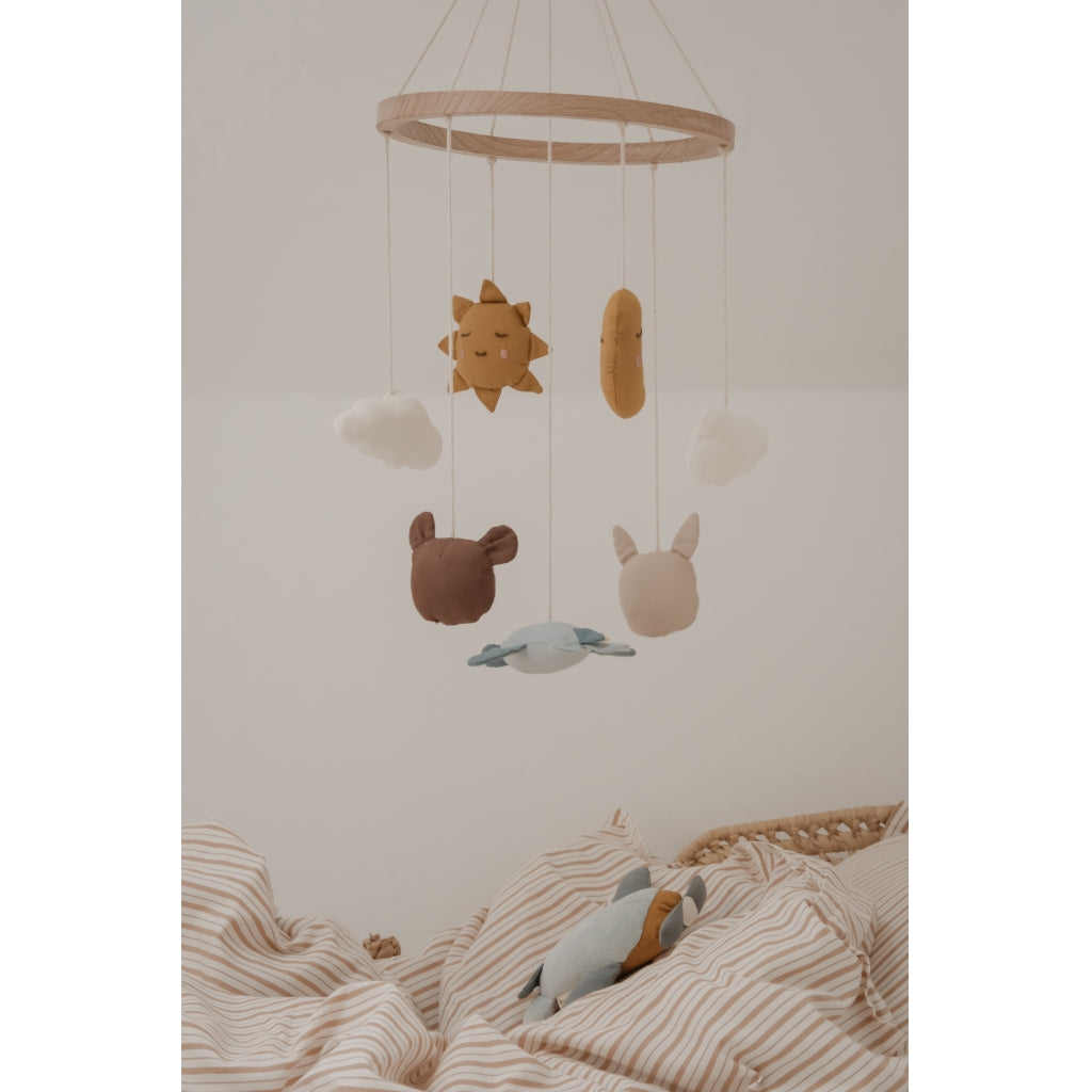Fabelab Crib Mobile - In The Air Blue Baby Toys Goblin Blue