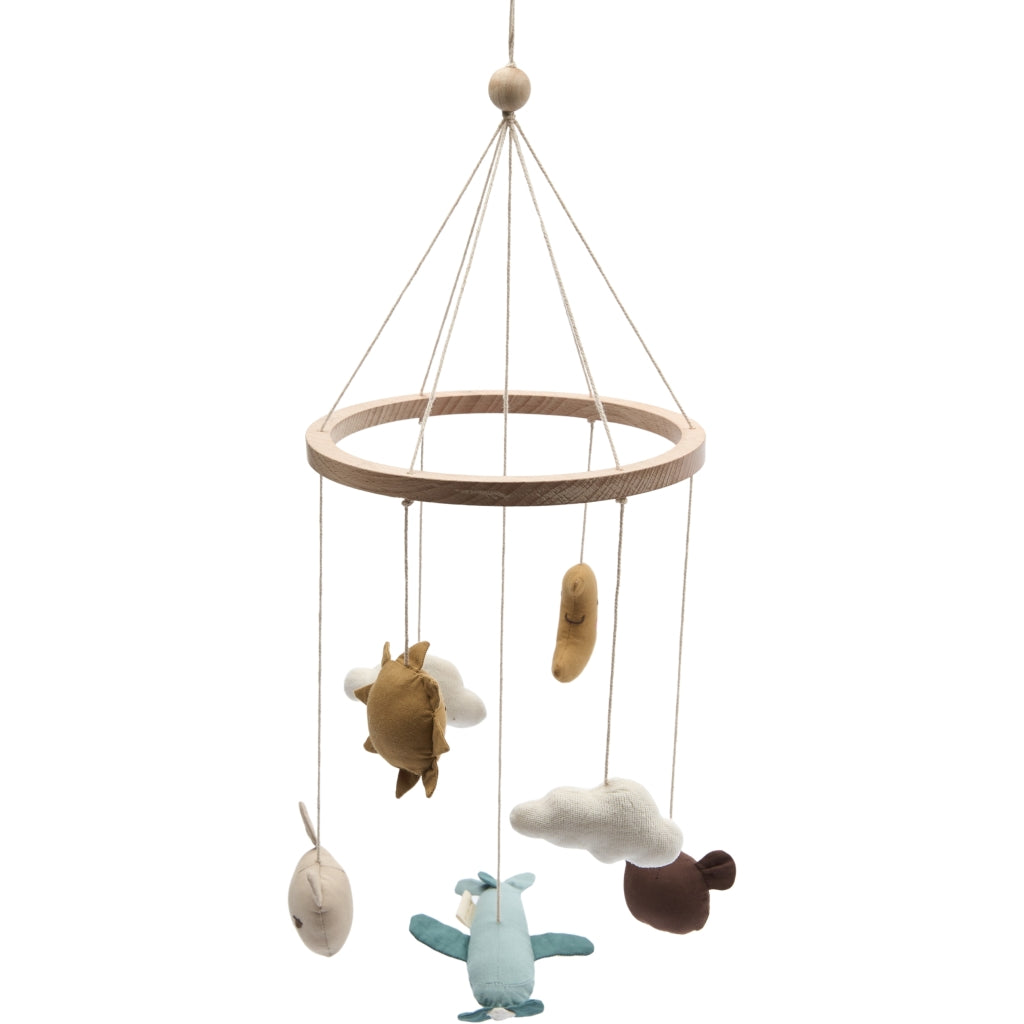 Fabelab Crib Mobile - In The Air Blue Baby Toys Goblin Blue