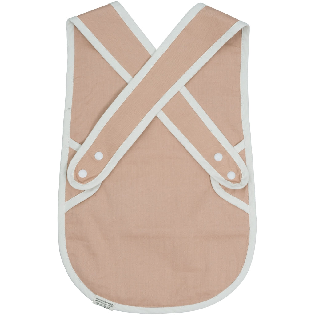 Fabelab Cross Back Bib - Dusty Rose Hagesmække og savlesmække Dusty Rose