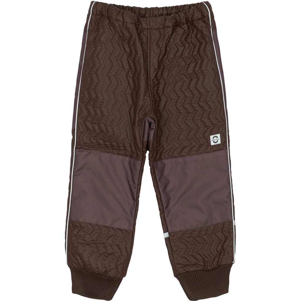 Mikk-Line DUVET Termosæt Fleece Foret Termotøj French Roast