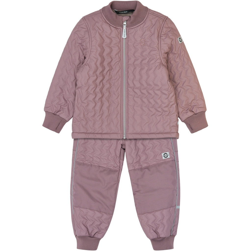 Mikk-Line DUVET Termosæt Fleece Foret Termotøj Twilight Mauve