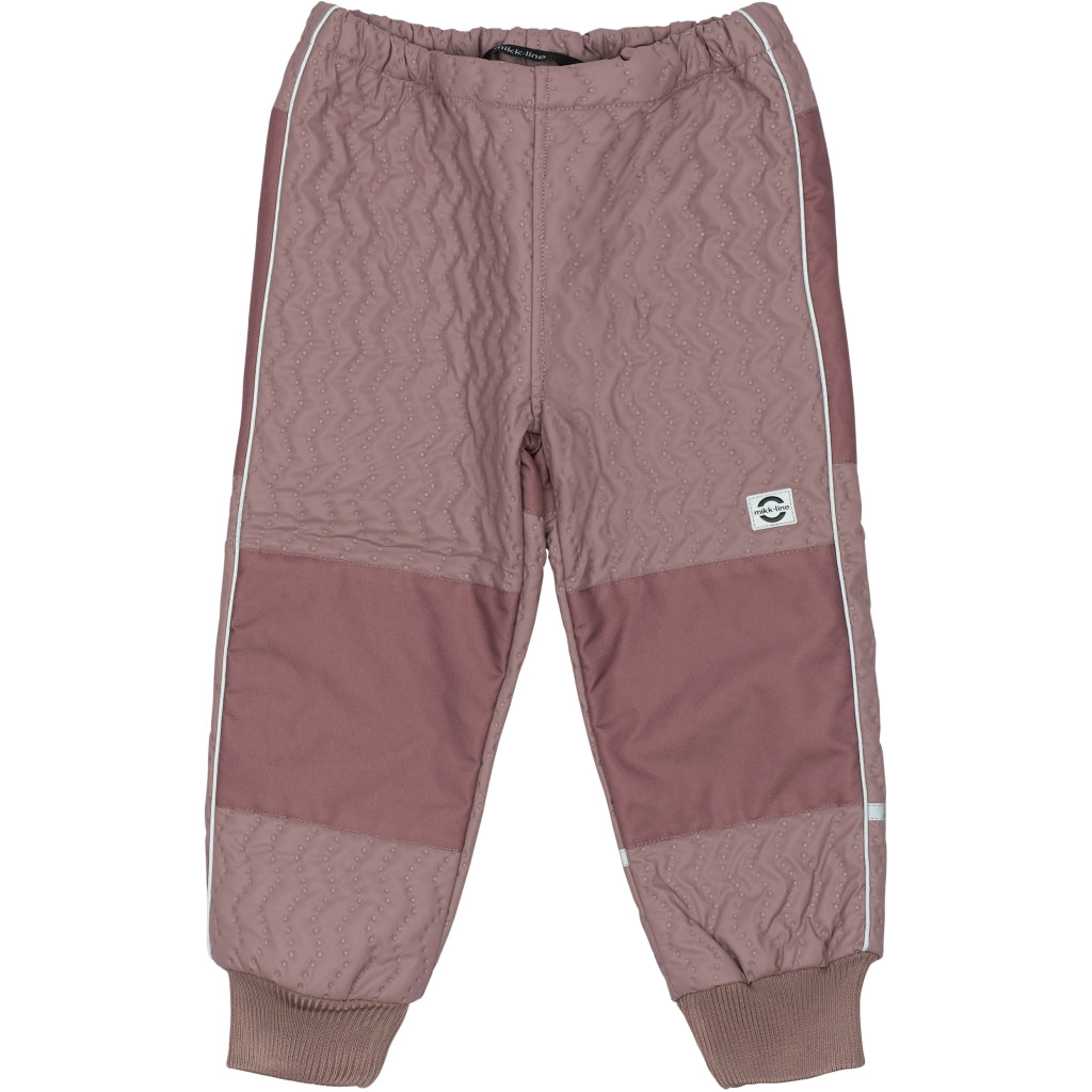 Mikk-Line DUVET Termosæt Fleece Foret Termotøj Twilight Mauve