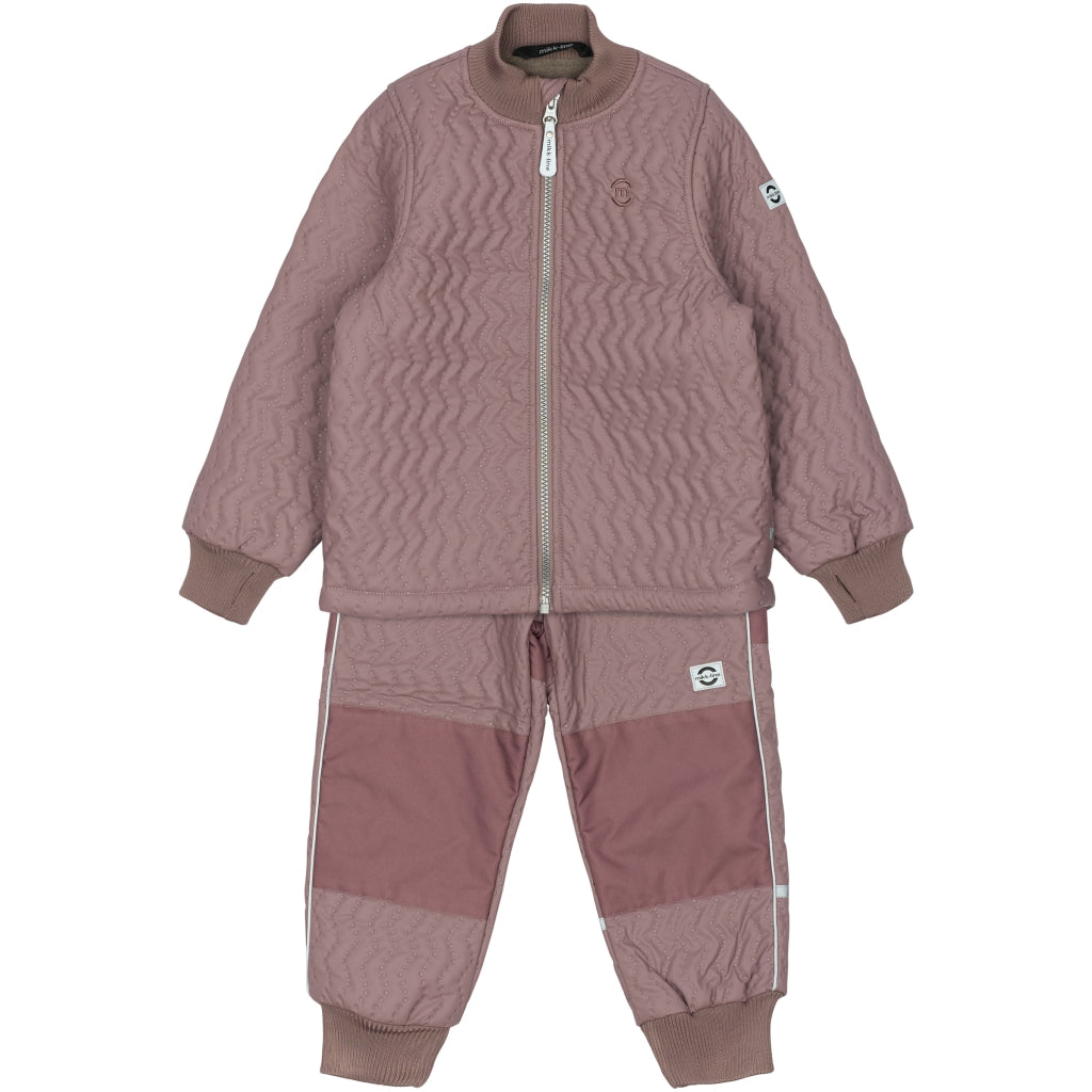 Mikk-Line DUVET Termosæt Fleece Foret Termotøj Twilight Mauve