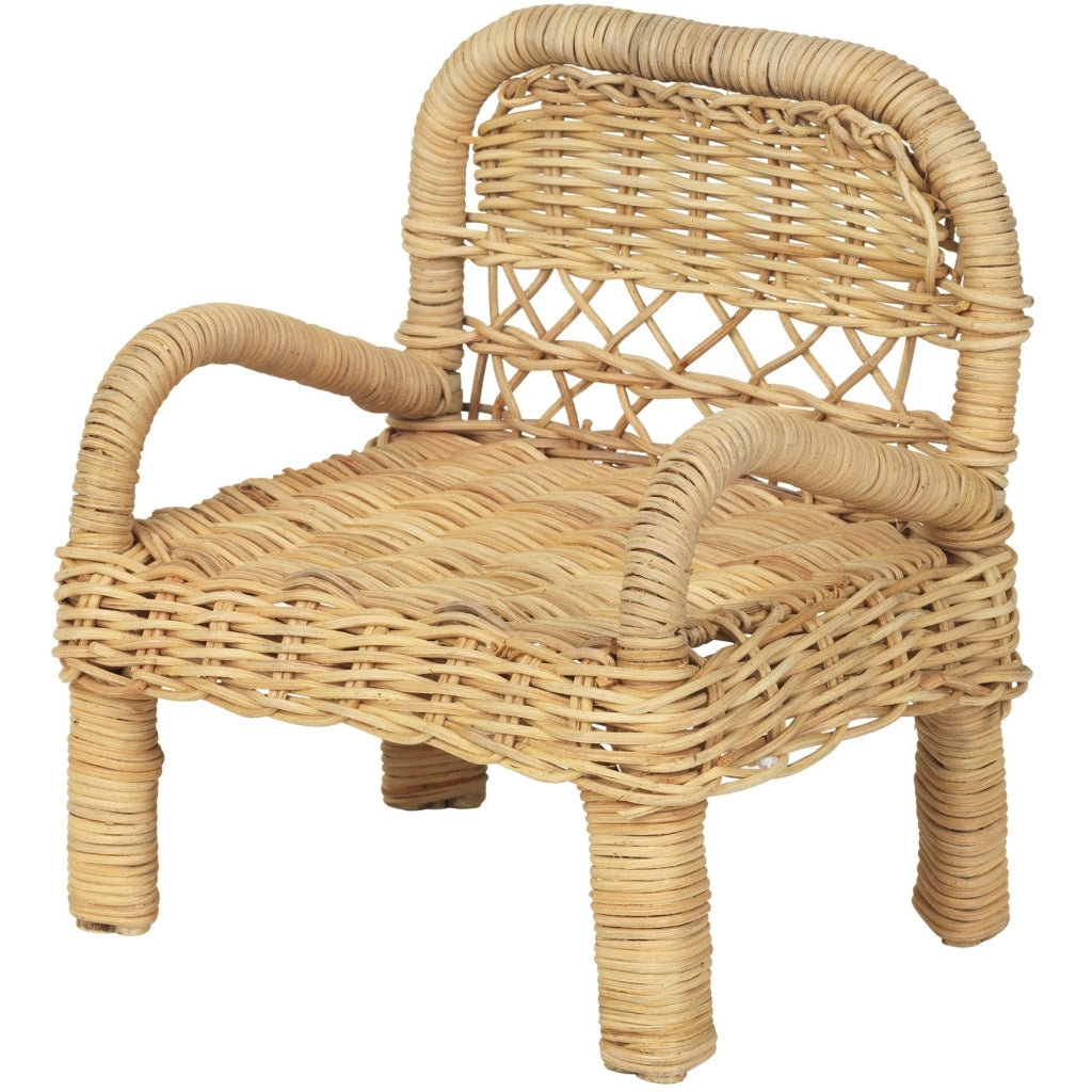 Fabelab Doll Chair - Rattan Dolls Rattan Natural