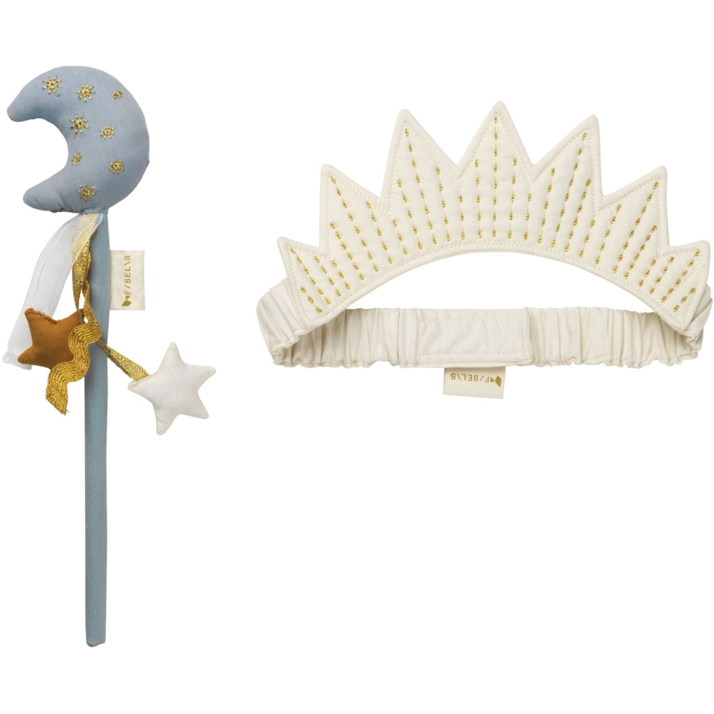 Fabelab Dress-up Moon Fairy Wand and Tiara set Dress-Up & Roleplay Cottage Blue
