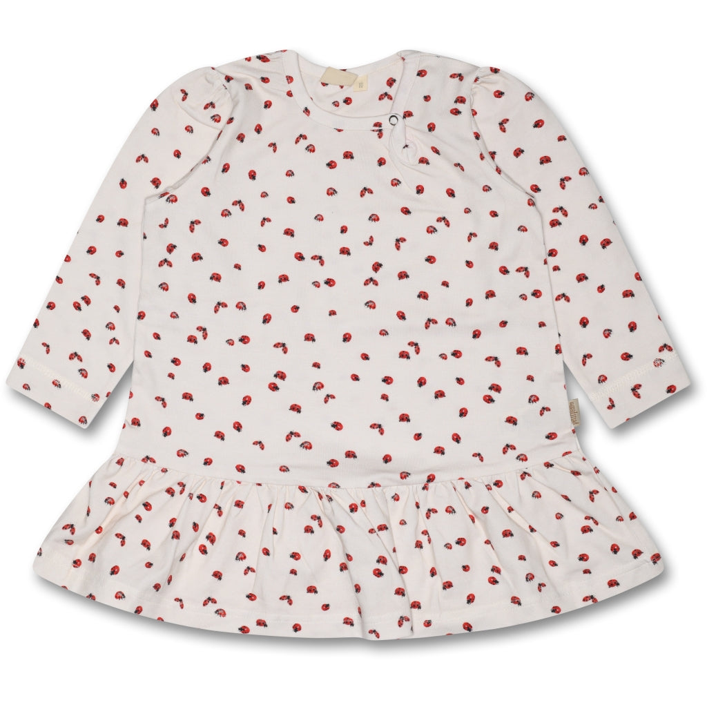 PETIT PIAO Dress L/S Gather Printed Kjoler Ladybug
